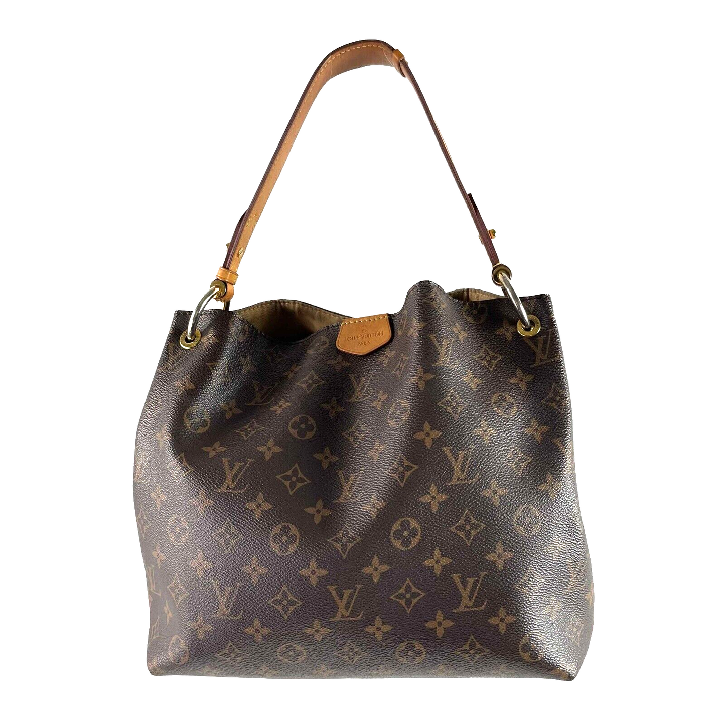 LOUIS VUITTON Graceful PM in Monogram Canvas Brown Shoulder Handbag