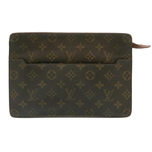 LOUIS VUITTON Monogram Pochette Homme Clutch Bag M51795 LV Auth ai183