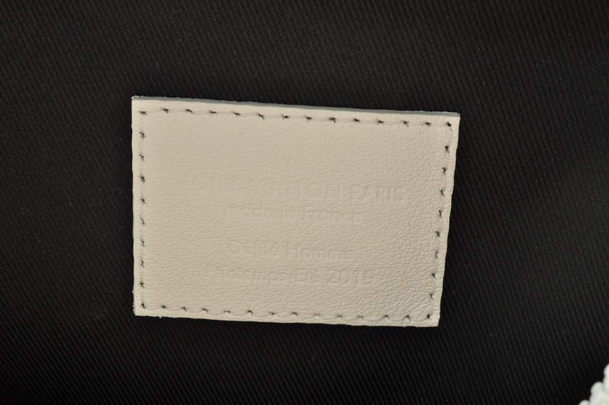 LOUIS VUITTON Virgil Abloh Shoulder Bag Soft Trunk Box White M53254 Auth ak104A