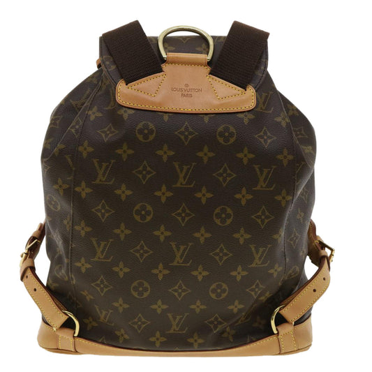 LOUIS VUITTON Monogram Montsouris GM Backpack M51135 LV Auth am3323