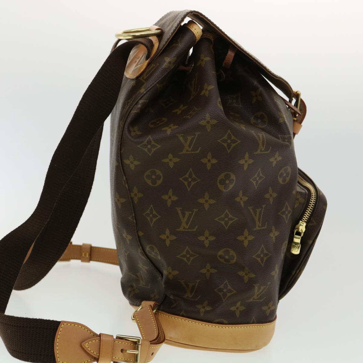 LOUIS VUITTON Monogram Montsouris GM Backpack M51135 LV Auth am3323