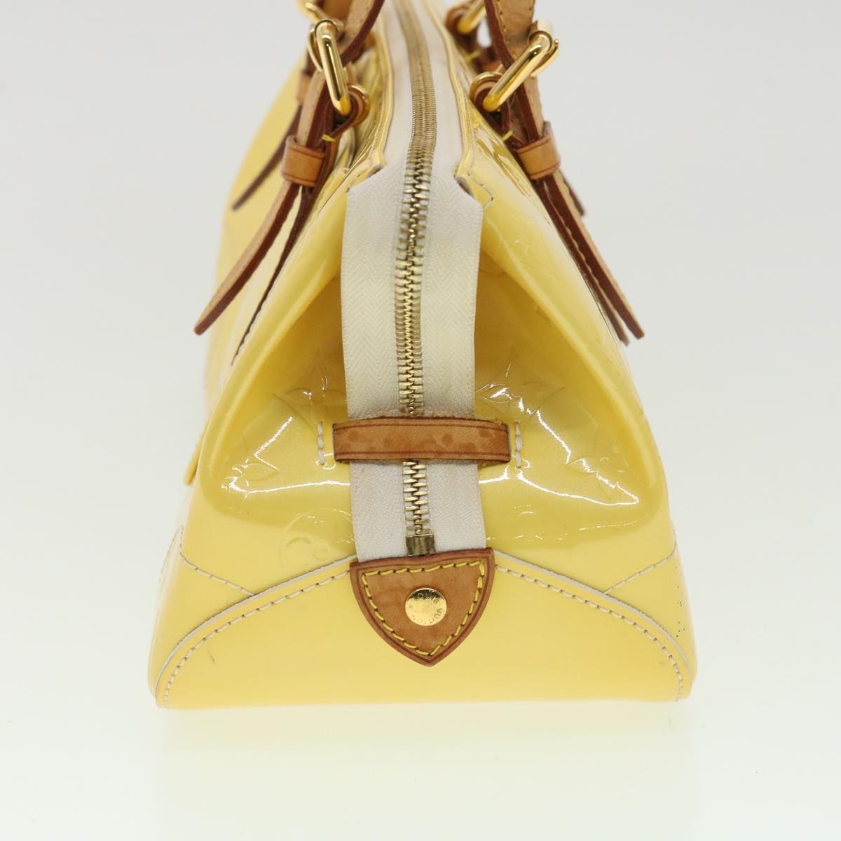 LOUIS VUITTON Monogram Vernis Rosewood Avenue Hand Bag Perle M93508 Auth am3438