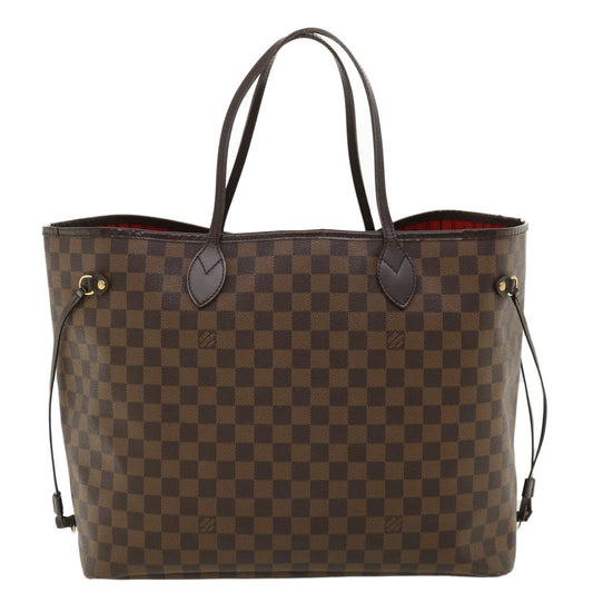 LOUIS VUITTON Damier Ebene Neverfull GM Tote Bag N51106 LV Auth am3481