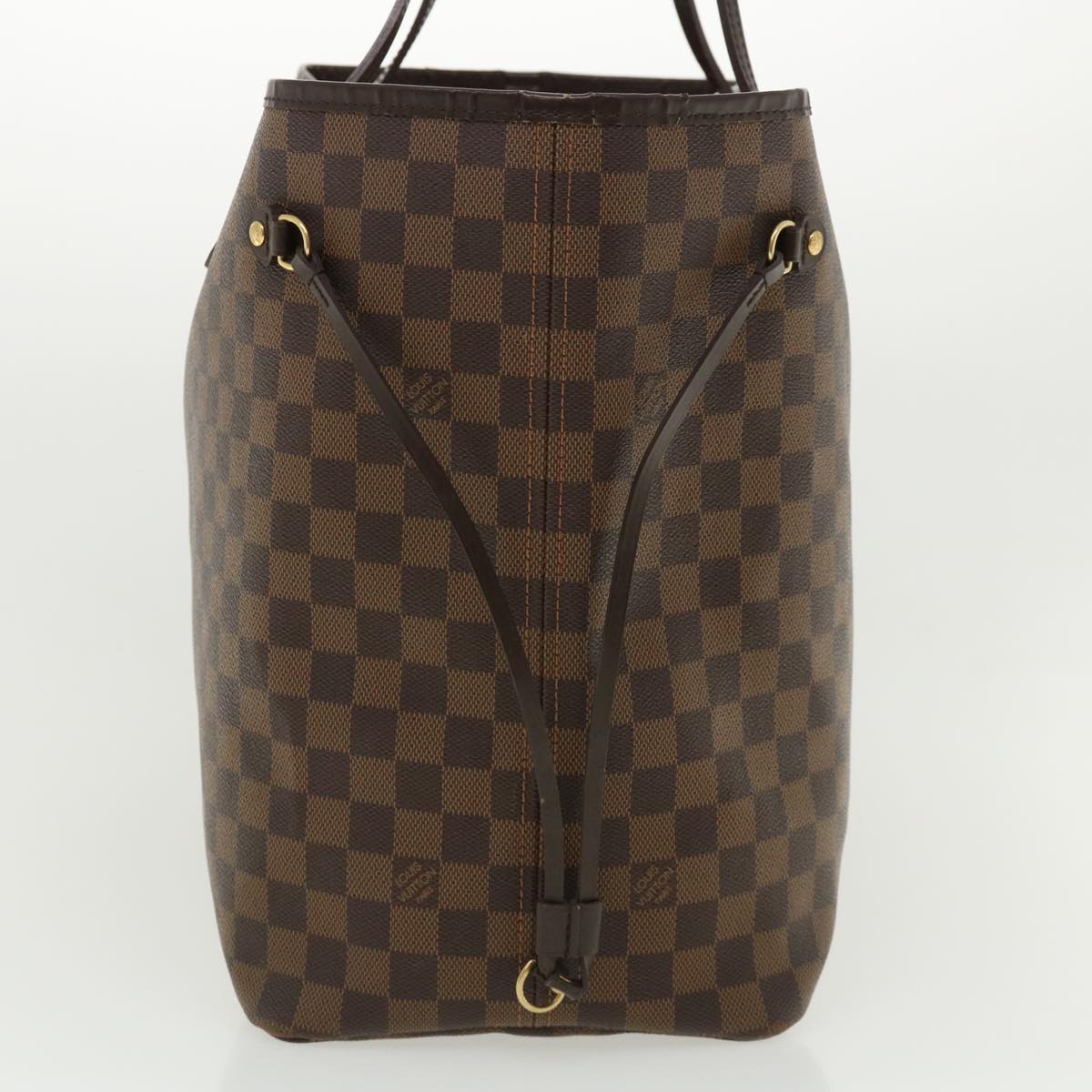 LOUIS VUITTON Damier Ebene Neverfull GM Tote Bag N51106 LV Auth am3481