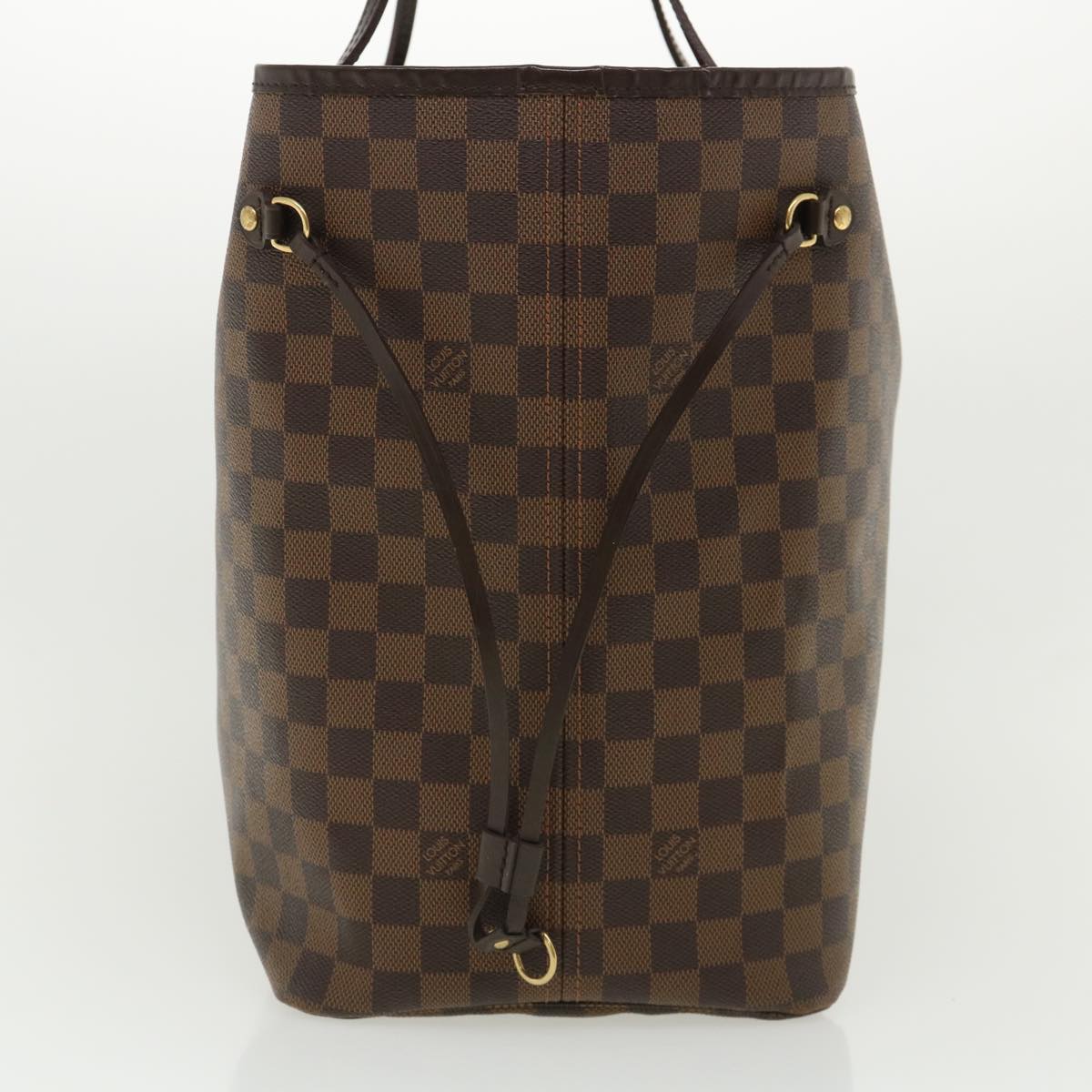 LOUIS VUITTON Damier Ebene Neverfull GM Tote Bag N51106 LV Auth am3481