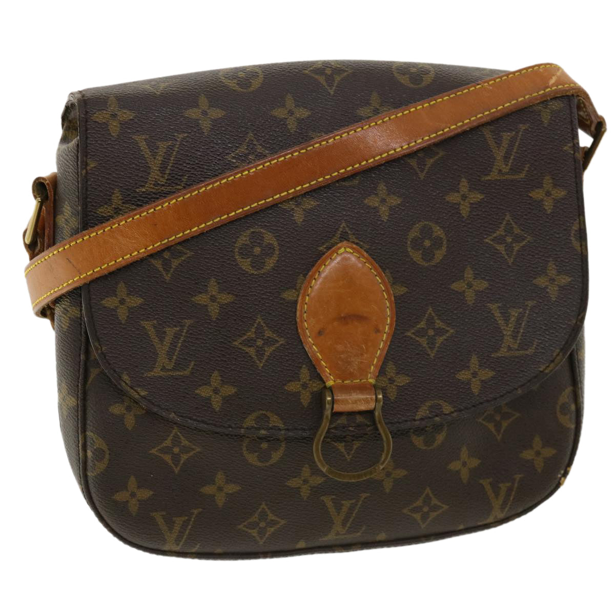 LOUIS VUITTON Monogram Saint Cloud GM Shoulder Bag M51242 LV Auth am3512