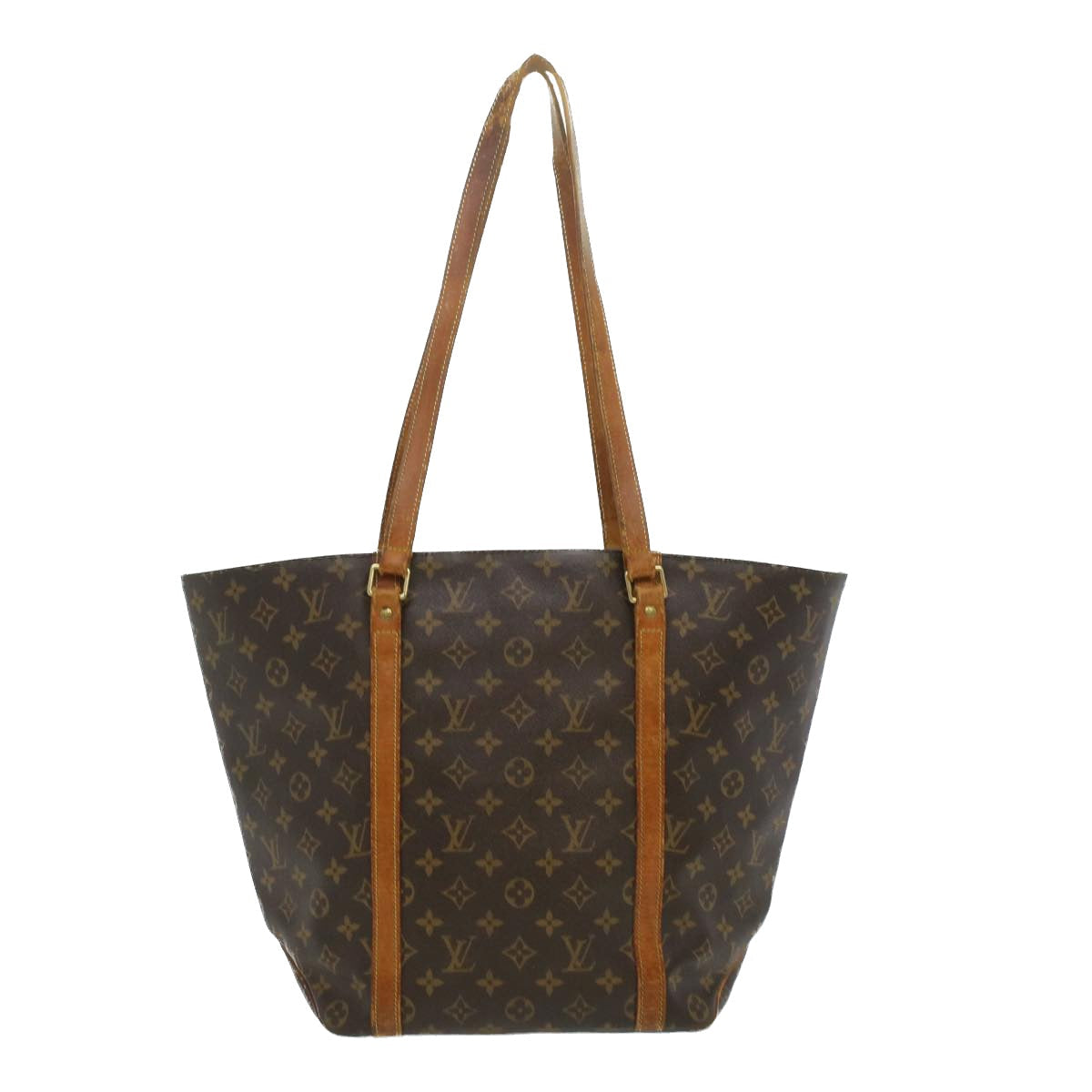 LOUIS VUITTON Monogram Sac Shopping Tote Bag M51108 LV Auth am3605