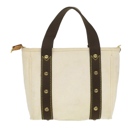 LOUIS VUITTON Antigua Cabas PM Tote Bag Canvas Beige LV Auth am3765