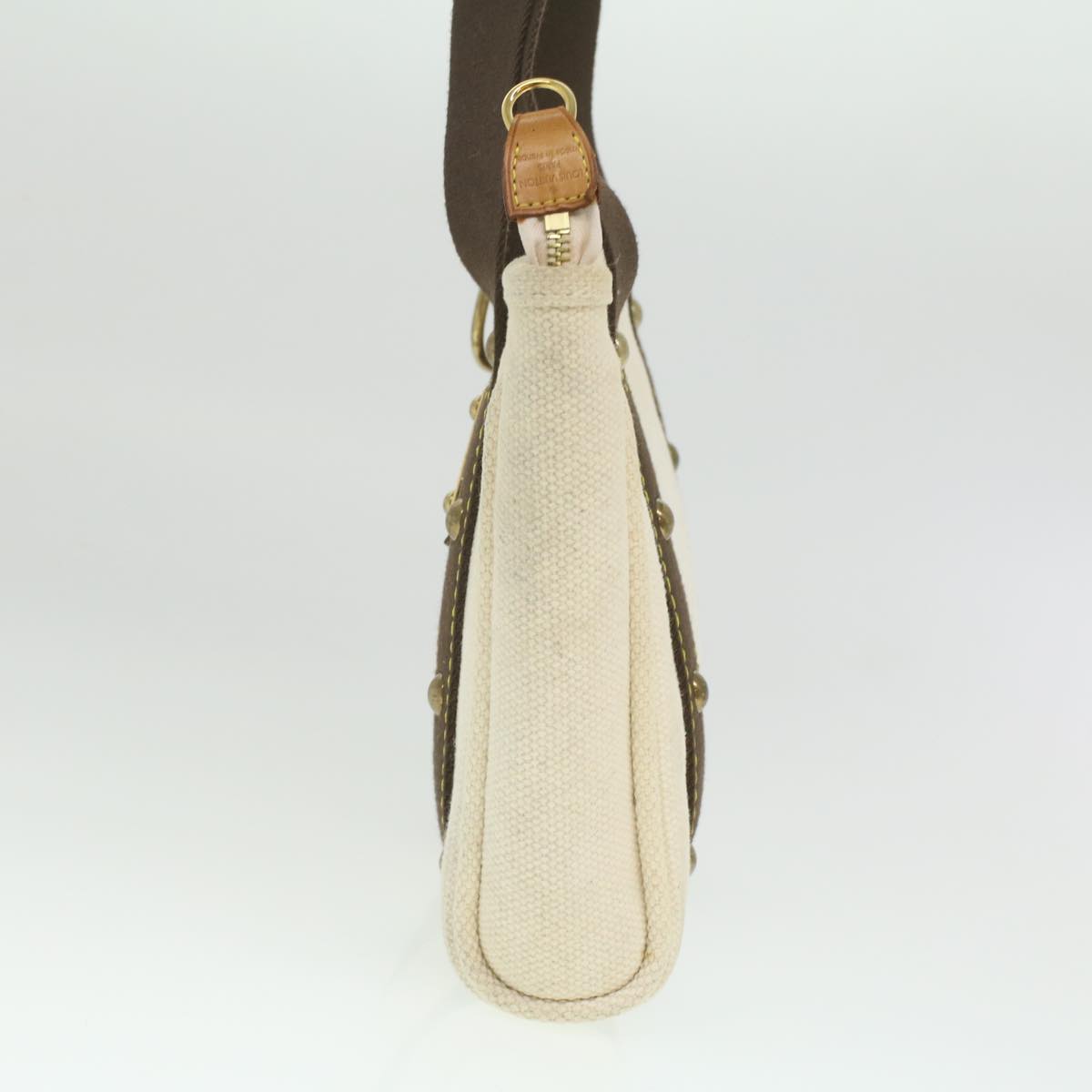 LOUIS VUITTON Antigua Cabas PM Tote Bag Canvas Beige LV Auth am3765