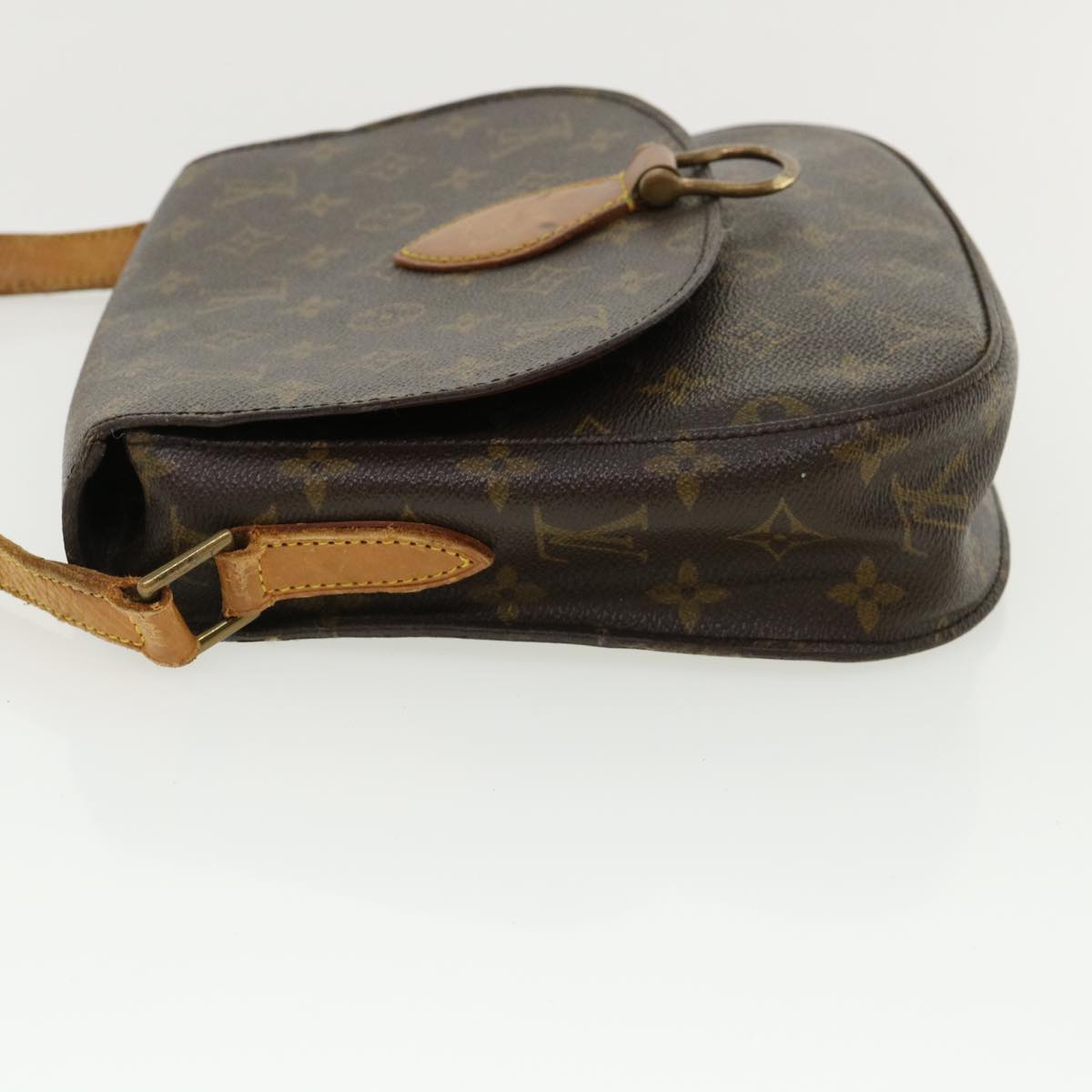 LOUIS VUITTON Monogram Saint Cloud GM Shoulder Bag M51242 LV Auth am3845
