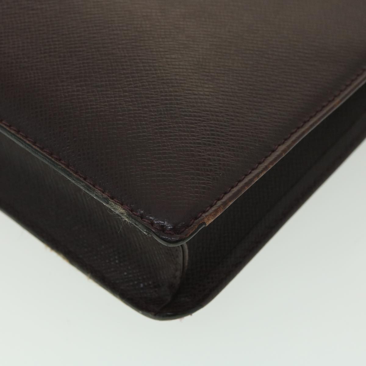 LOUIS VUITTON Taiga Serviette Kourad Business Bag Acajou M30076 LV Auth am3923