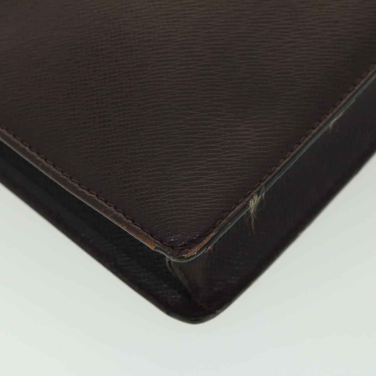 LOUIS VUITTON Taiga Serviette Kourad Business Bag Acajou M30076 LV Auth am3923