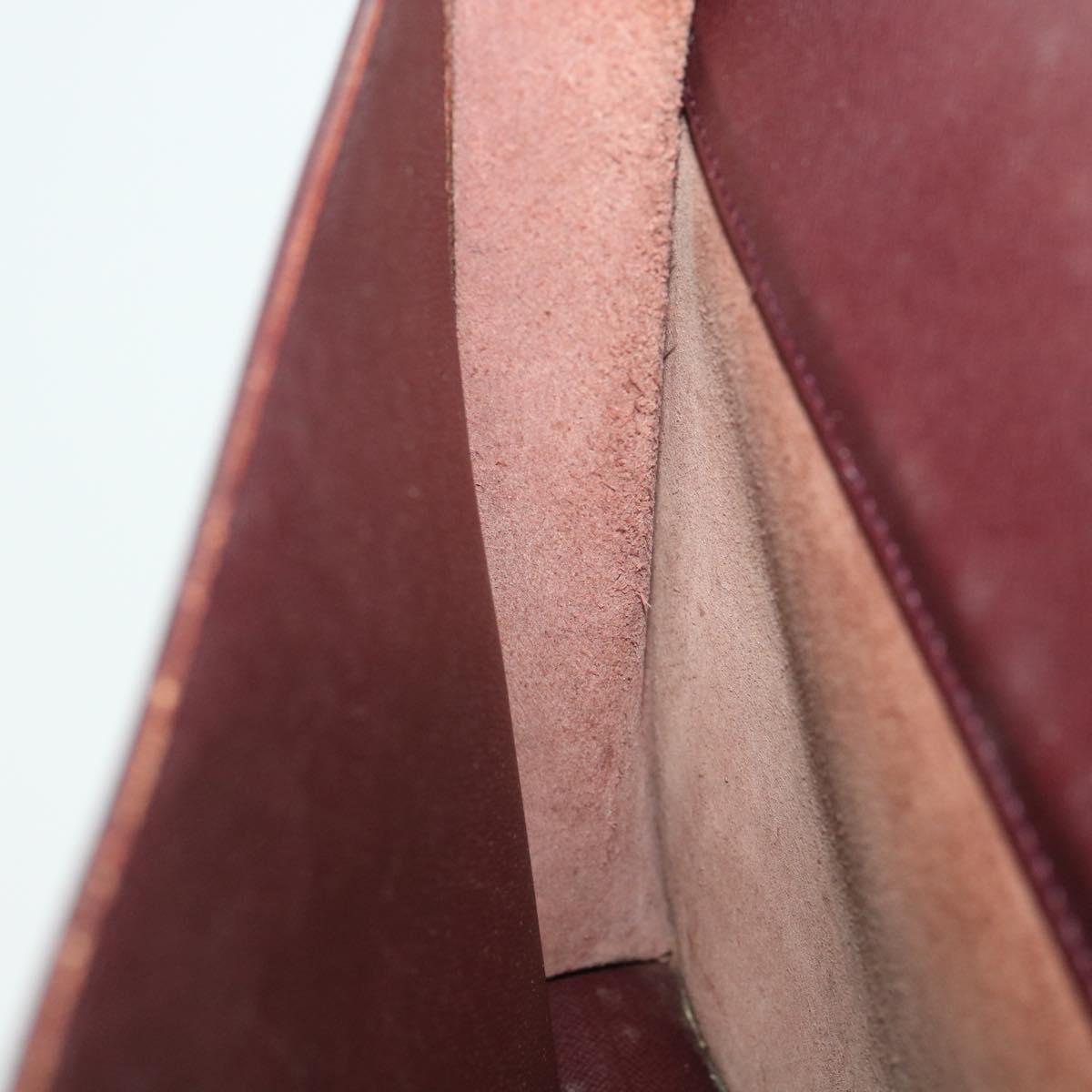 LOUIS VUITTON Taiga Serviette Kourad Business Bag Acajou M30076 LV Auth am3923