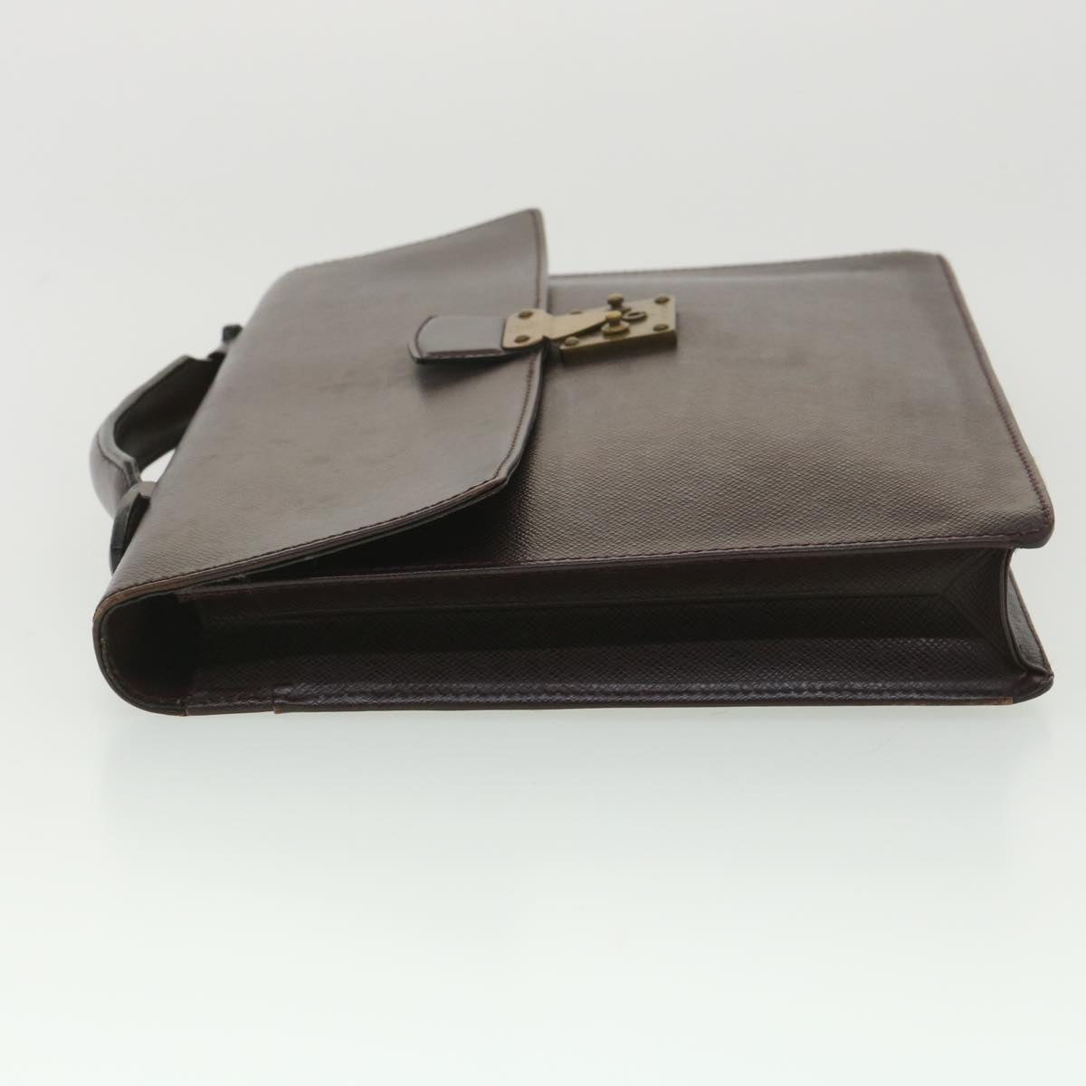 LOUIS VUITTON Taiga Serviette Kourad Business Bag Acajou M30076 LV Auth am3923