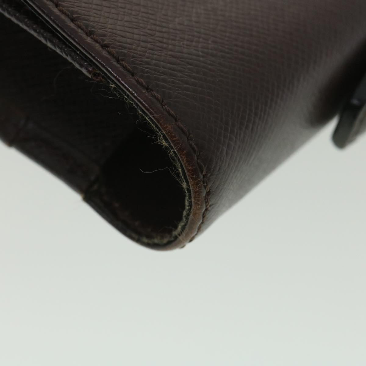 LOUIS VUITTON Taiga Serviette Kourad Business Bag Acajou M30076 LV Auth am3923