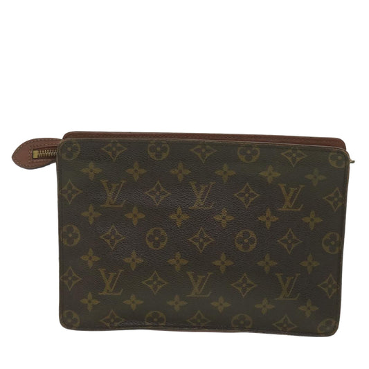 LOUIS VUITTON Monogram Pochette Homme Clutch Bag M51795 LV Auth am4041