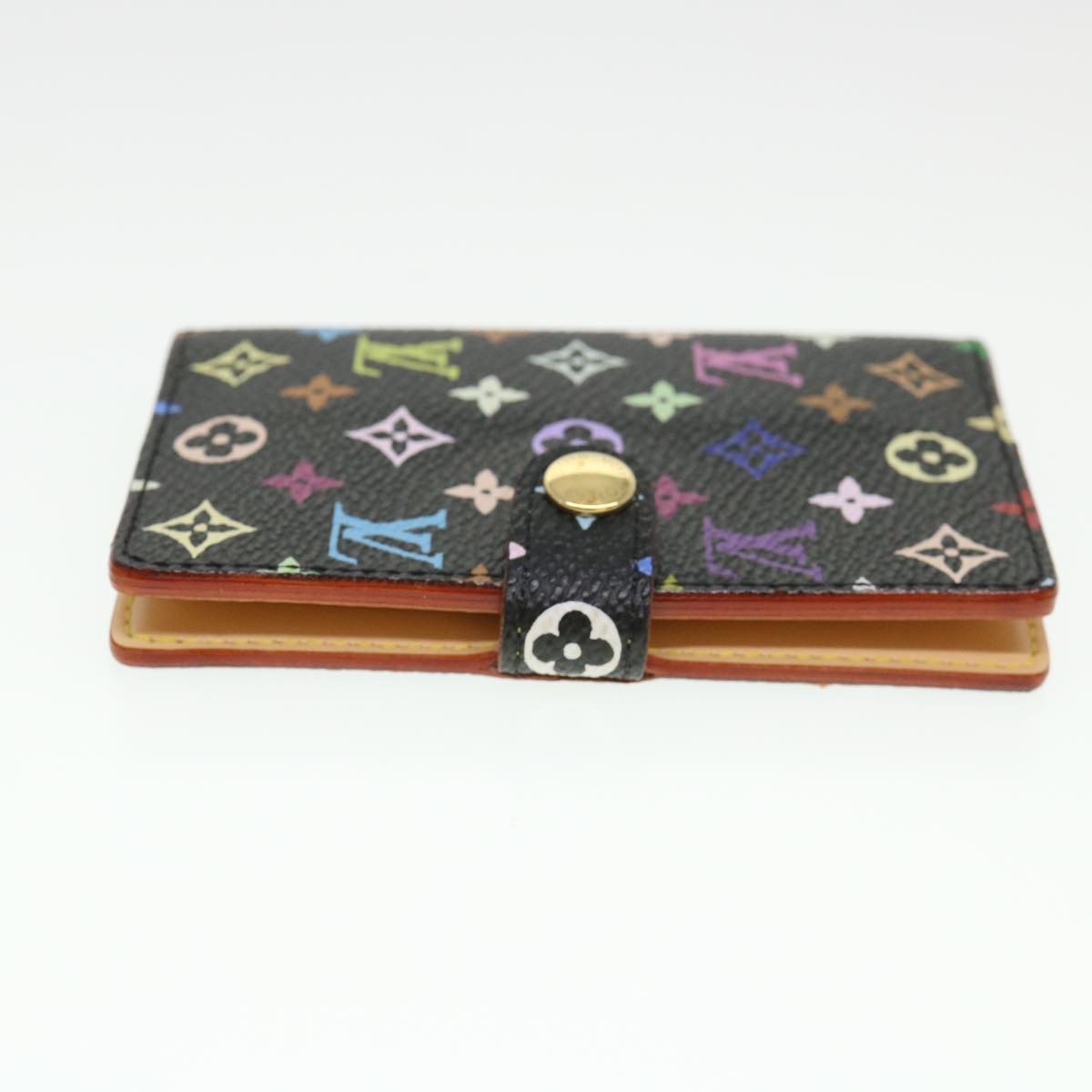 LOUIS VUITTON Multicolor Carnet de Val Mini Agenda Black M92652 LV Auth am4066