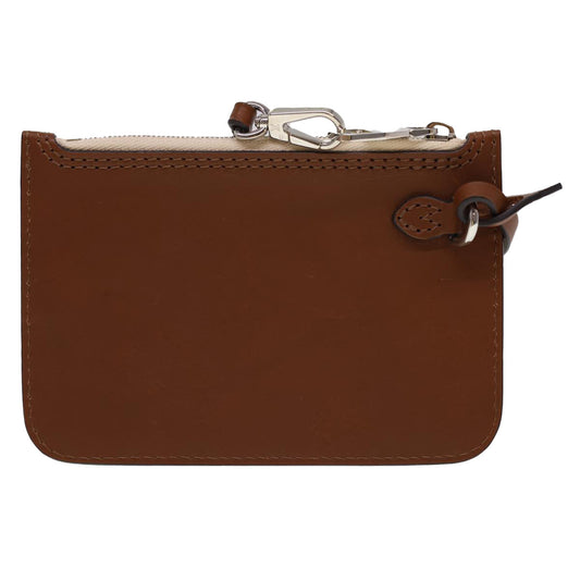LOUIS VUITTON Mahina PM Pouch Leather Brown LV Auth am4164