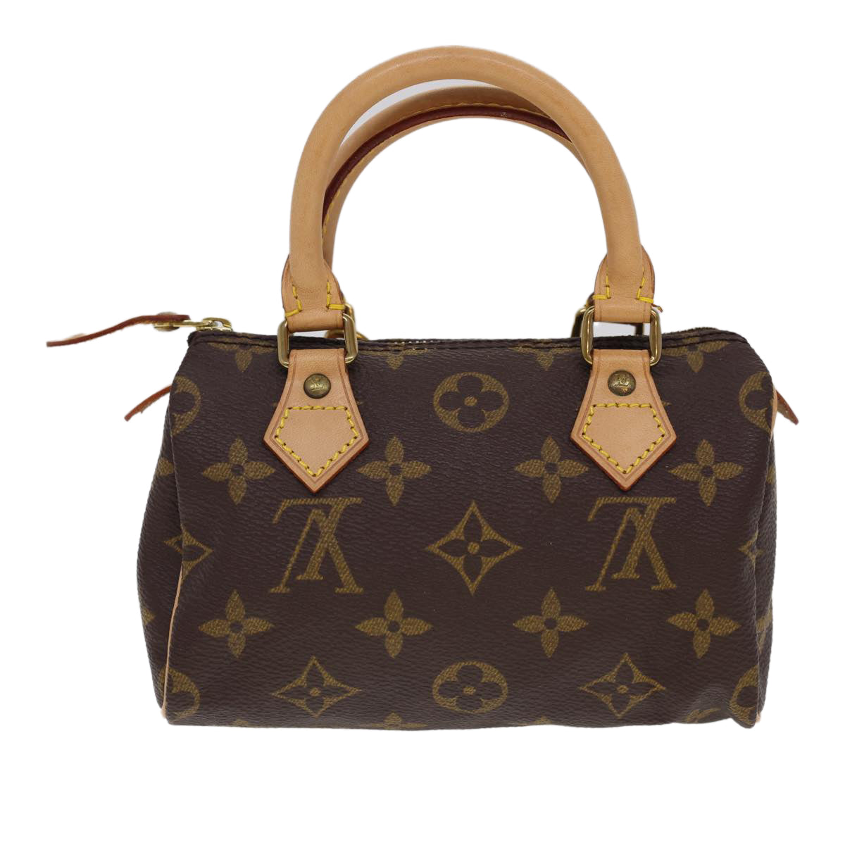 LOUIS VUITTON Monogram Mini Speedy Hand Bag M41534 LV Auth am4166
