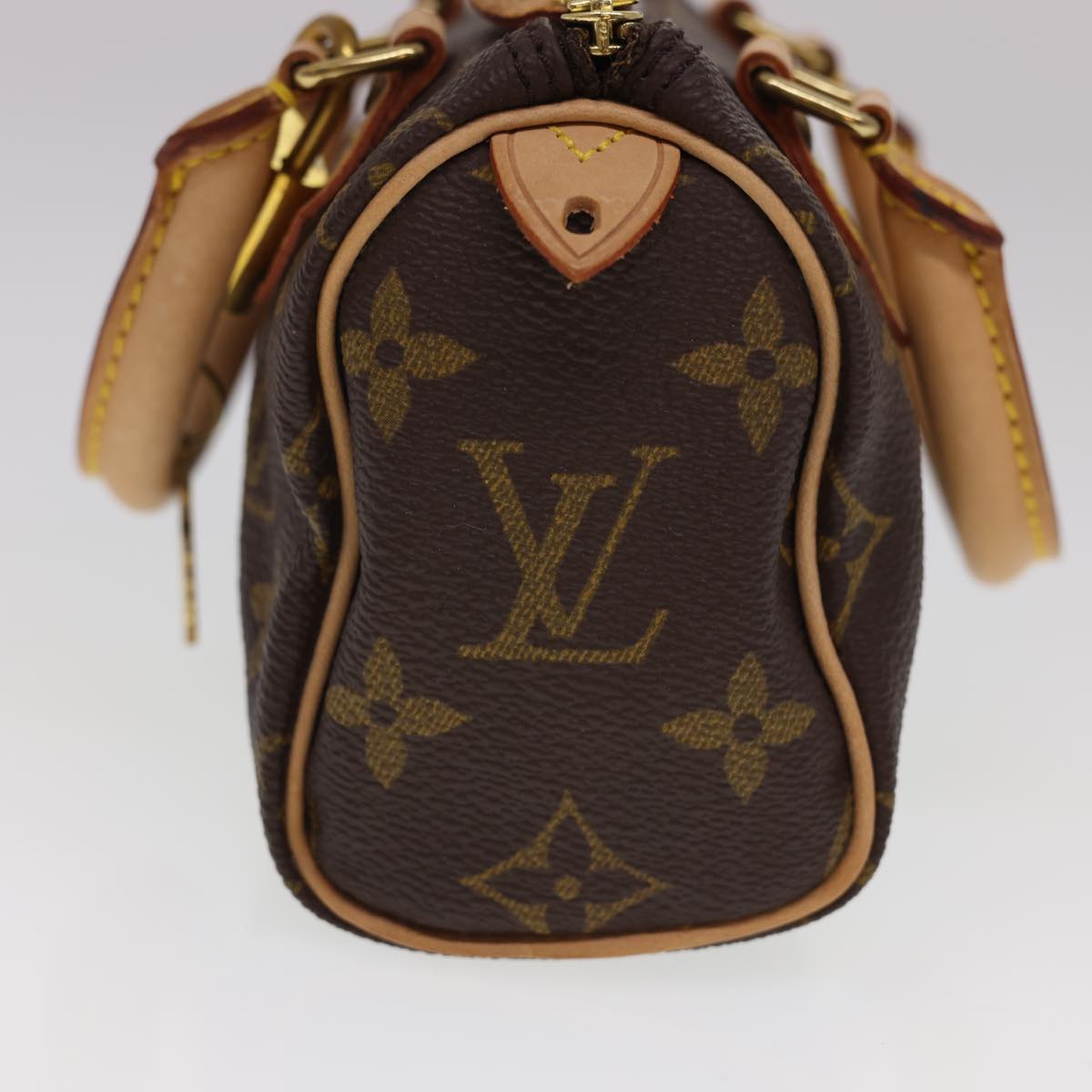 LOUIS VUITTON Monogram Mini Speedy Hand Bag M41534 LV Auth am4166
