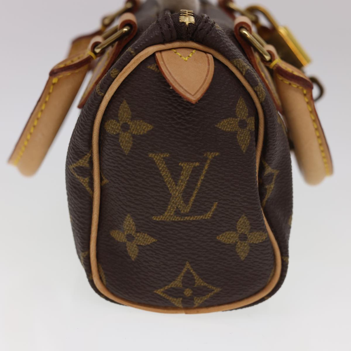 LOUIS VUITTON Monogram Mini Speedy Hand Bag M41534 LV Auth am4166