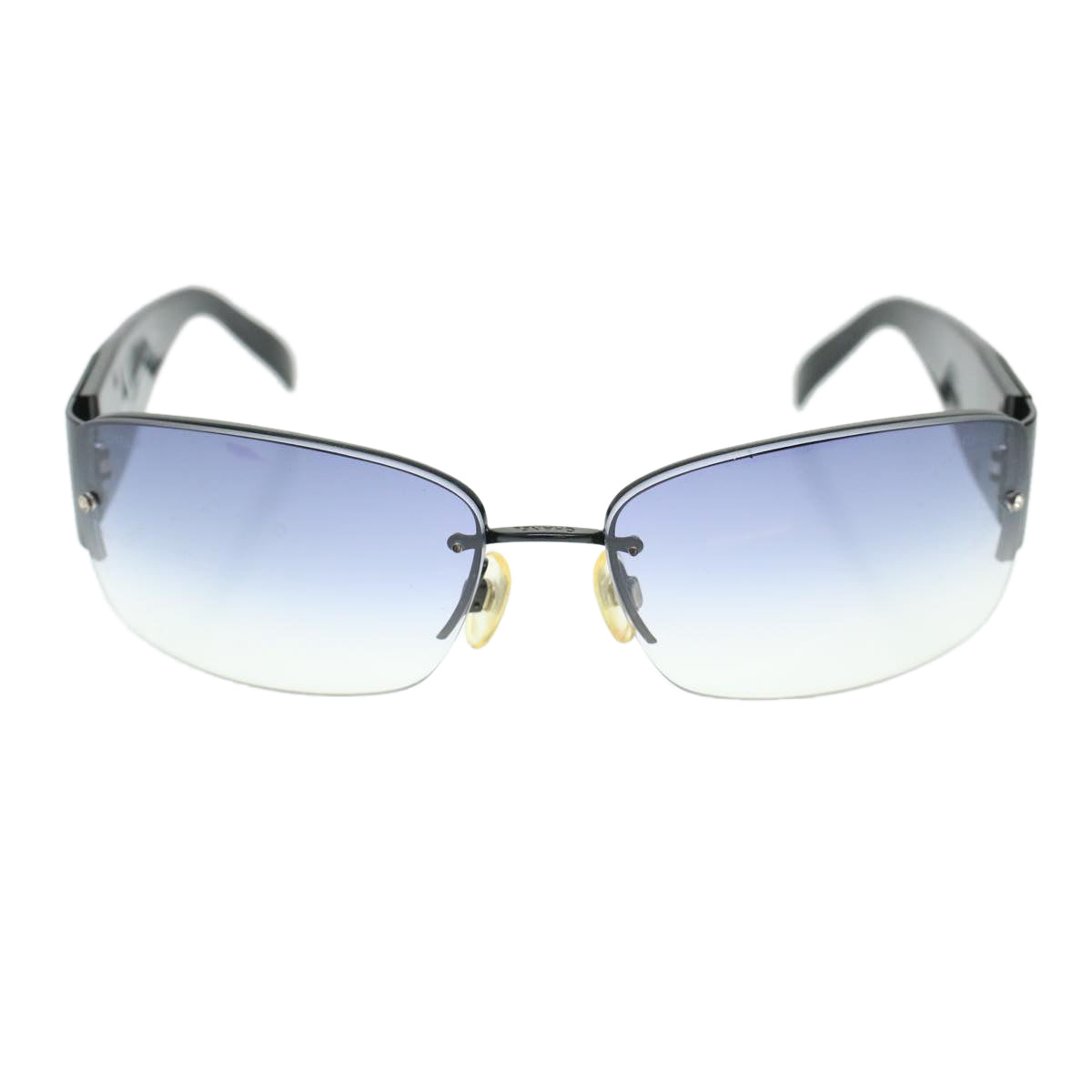 CHANEL Sunglasses Black 4117-B CC Auth am4324