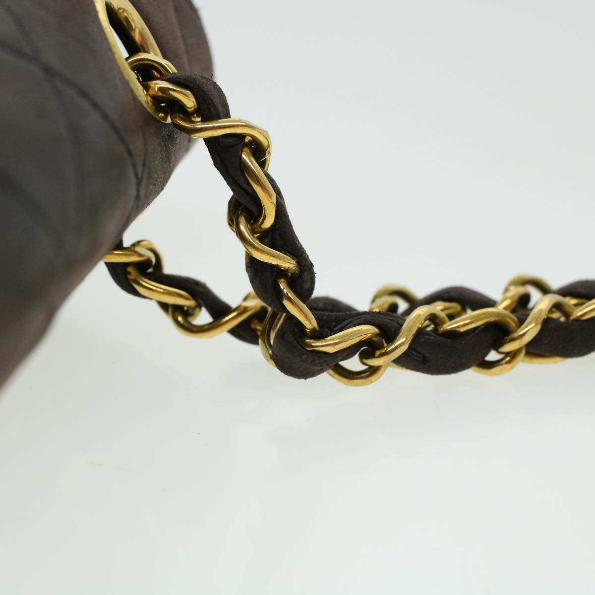 Top Quality Chanel Matelasse Turn Lock Chain Shoulder Bag Lamb Skin Black CC Auth am4540