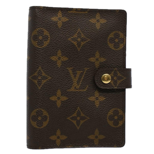 LOUIS VUITTON Monogram Agenda PM Day Planner Cover R20005 LV Auth am5149