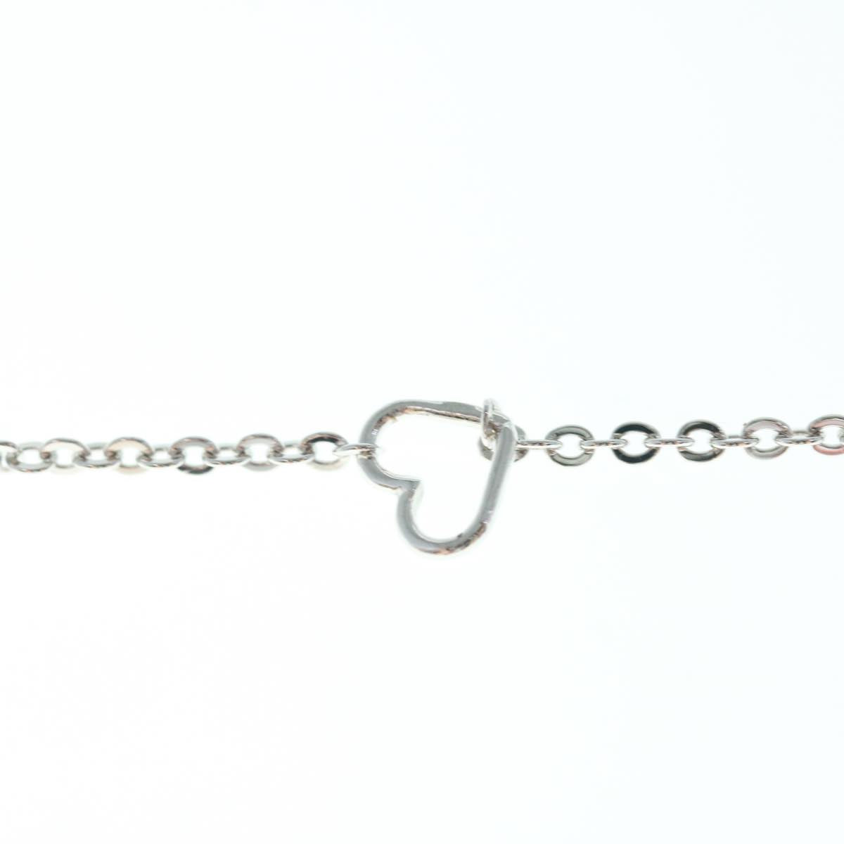 CHRISTIAN DIOR Christian Bracelet Metal Silver Auth Am5520