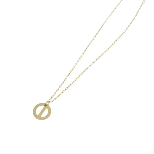 CHRISTIAN DIOR Necklace metal Gold Auth am5521