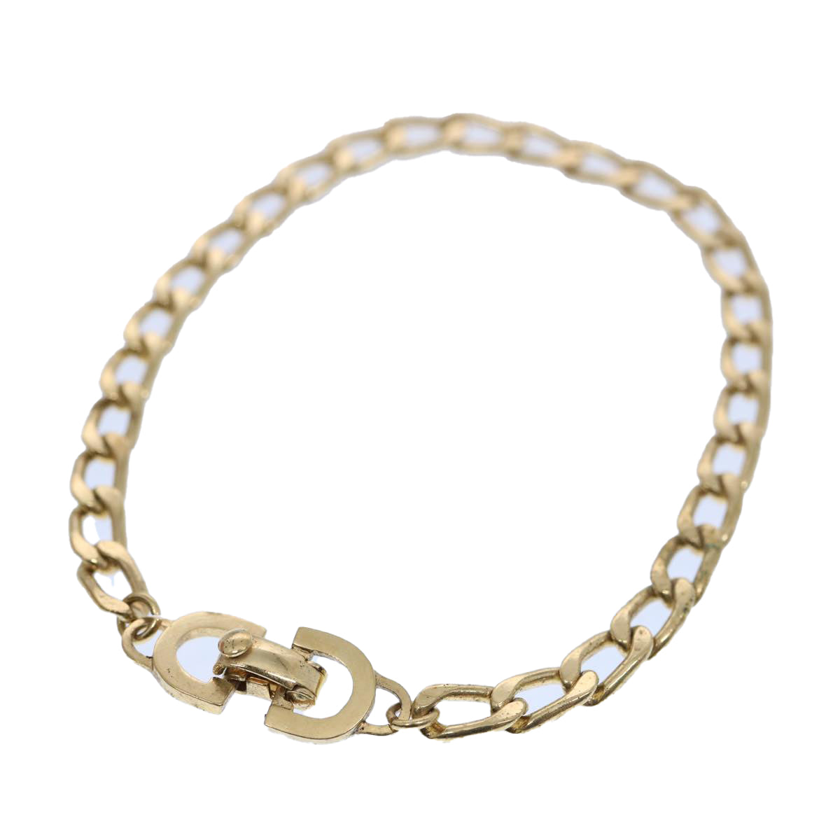 CHRISTIAN DIOR Bracelet metal Gold Auth am5524
