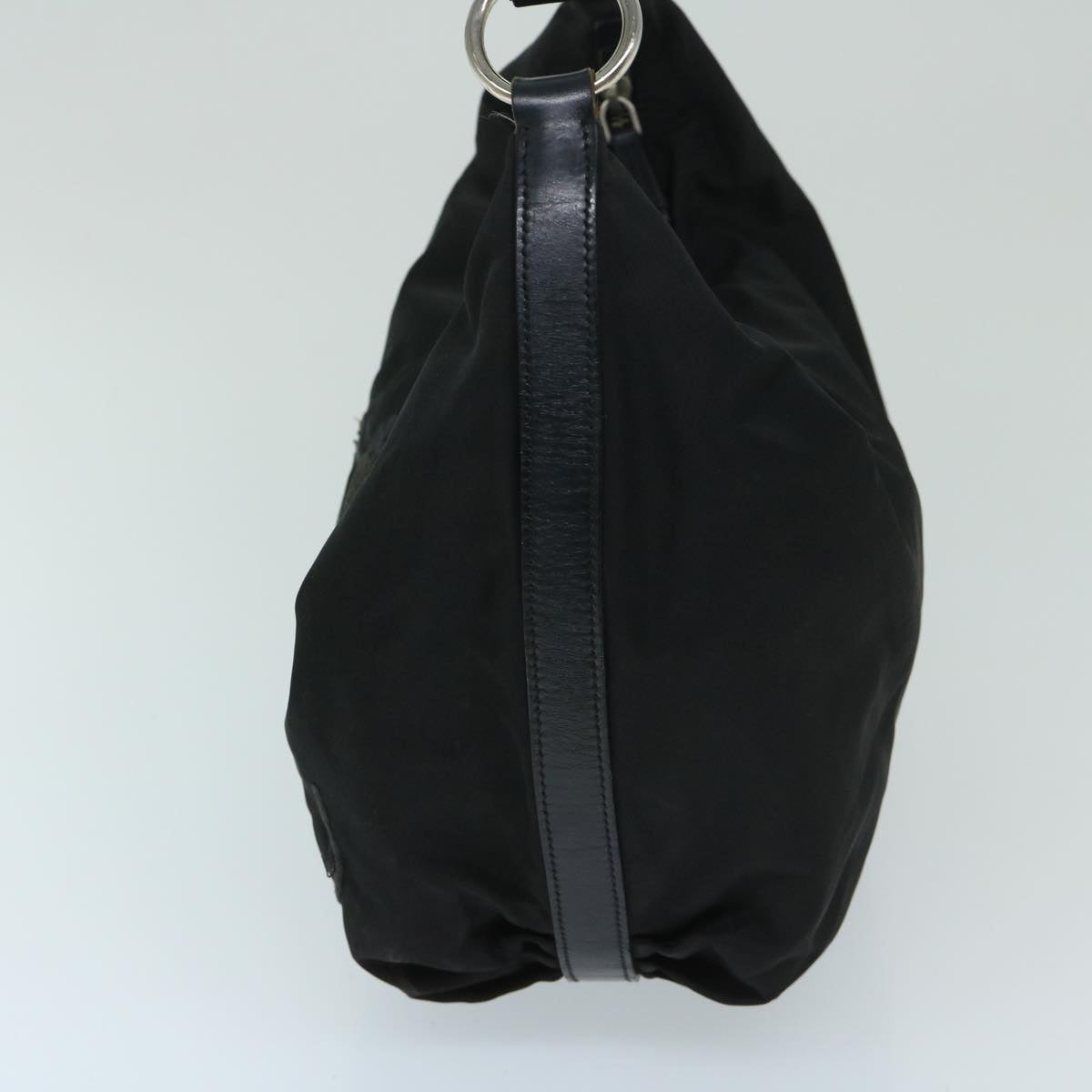 PRADA Shoulder Bag Nylon Black Auth am5930