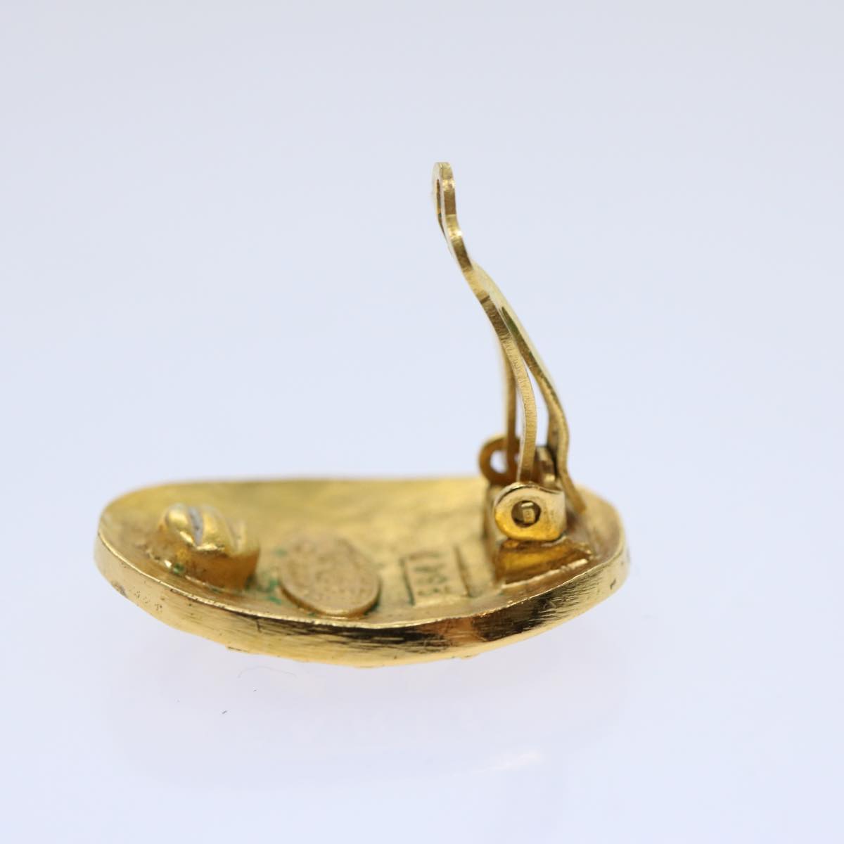 Top Quality Chanel Earring Gold CC Auth am5967