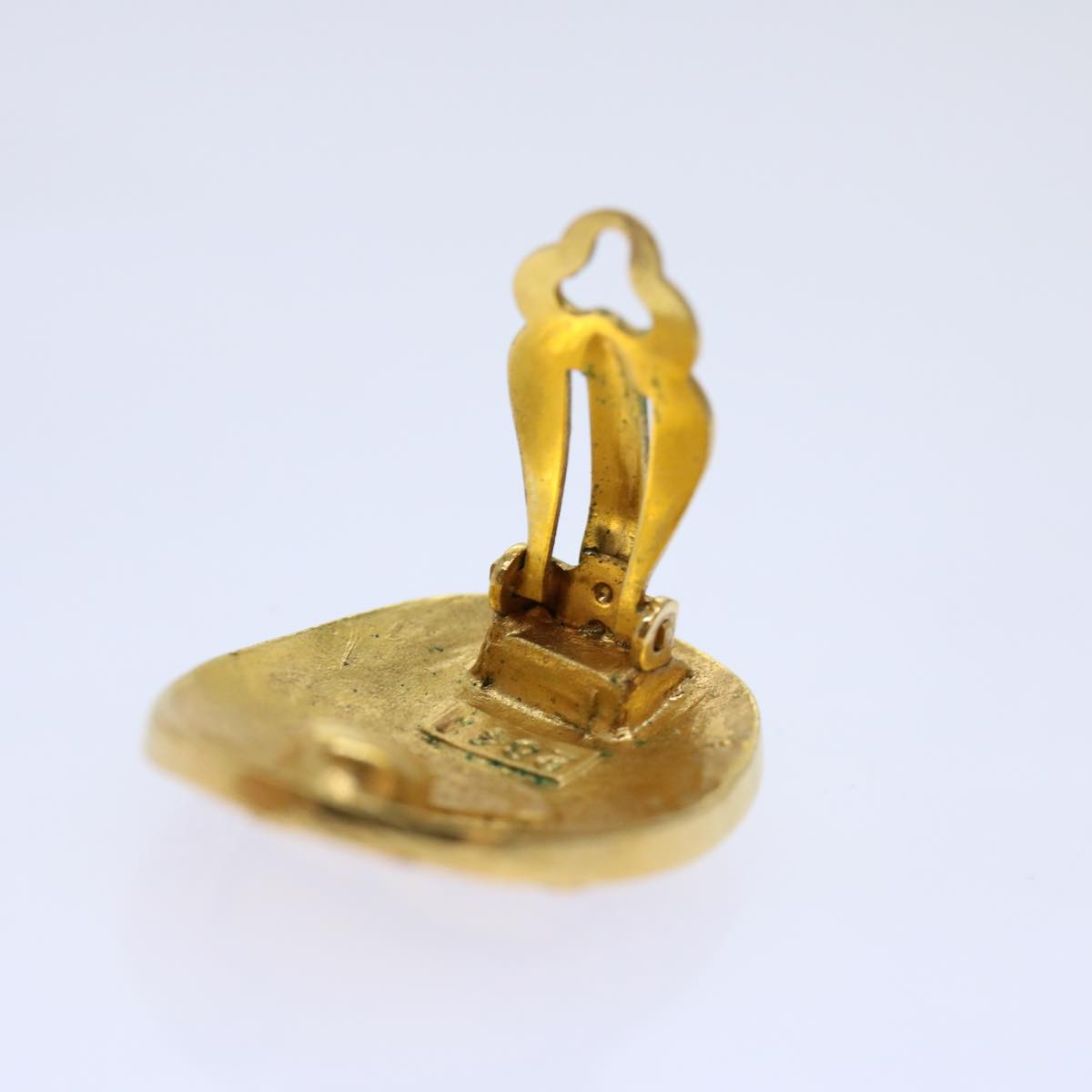 Top Quality Chanel Earring Gold CC Auth am5967