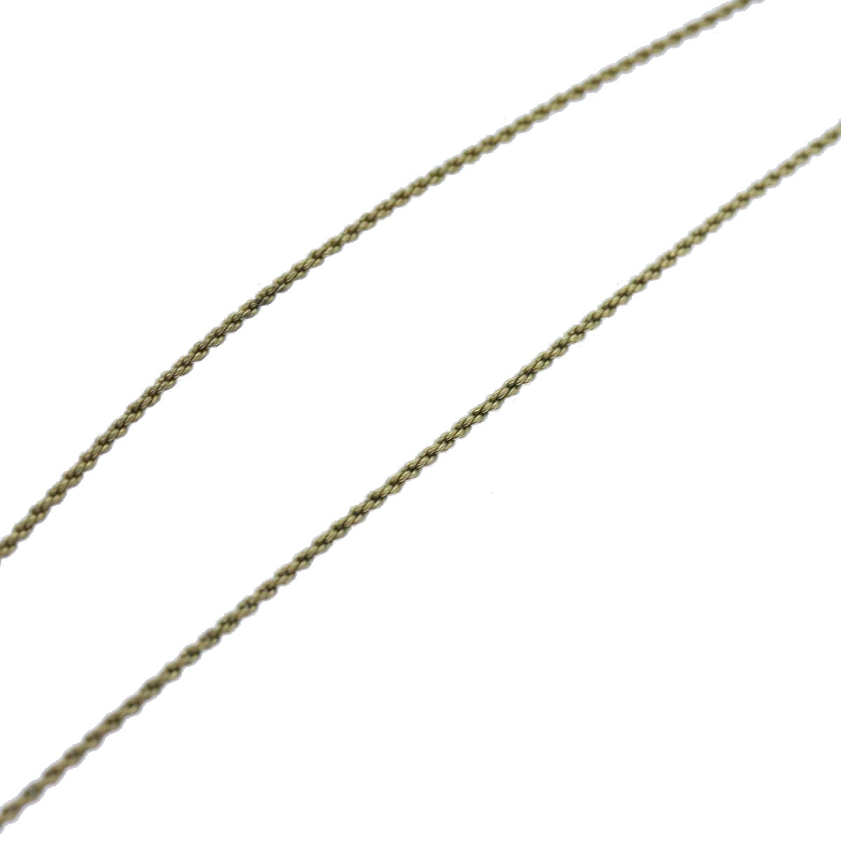 CHRISTIAN DIOR Necklace metal Gold Auth am6075