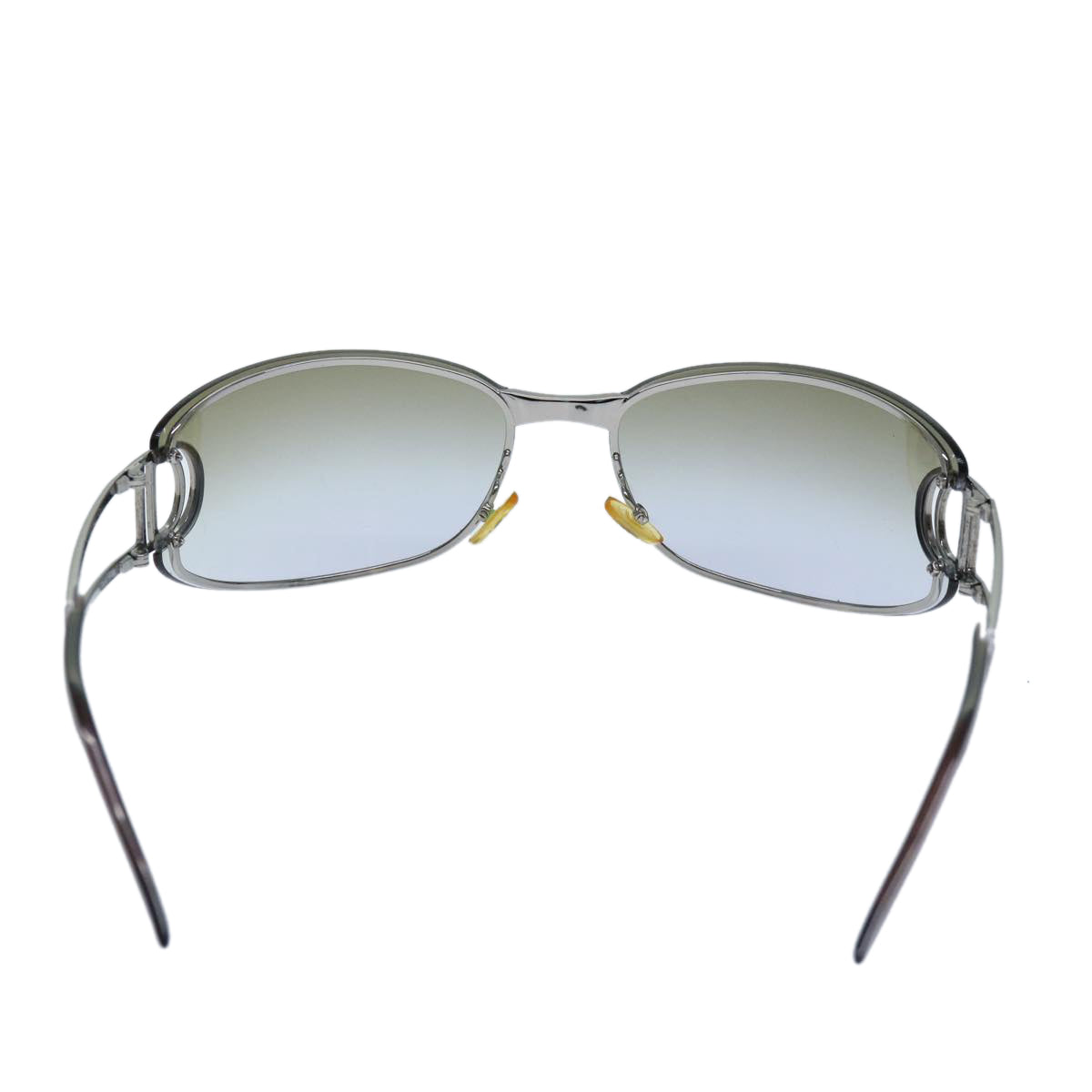 CHRISTIAN DIOR Sunglasses metal Black Auth am6151