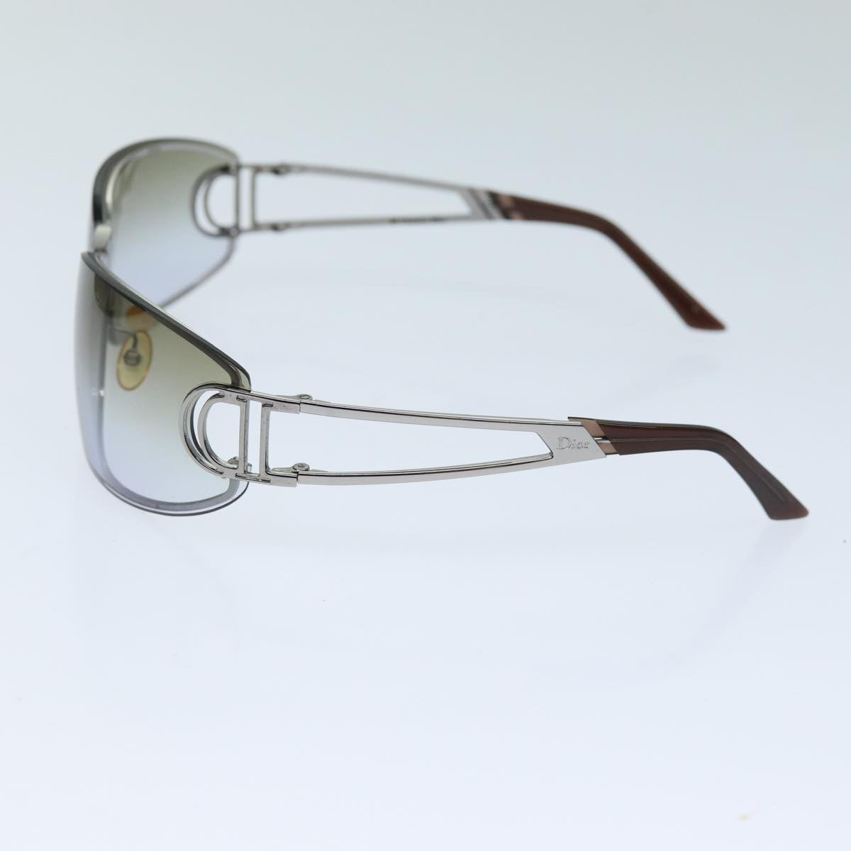 CHRISTIAN DIOR Sunglasses metal Black Auth am6151