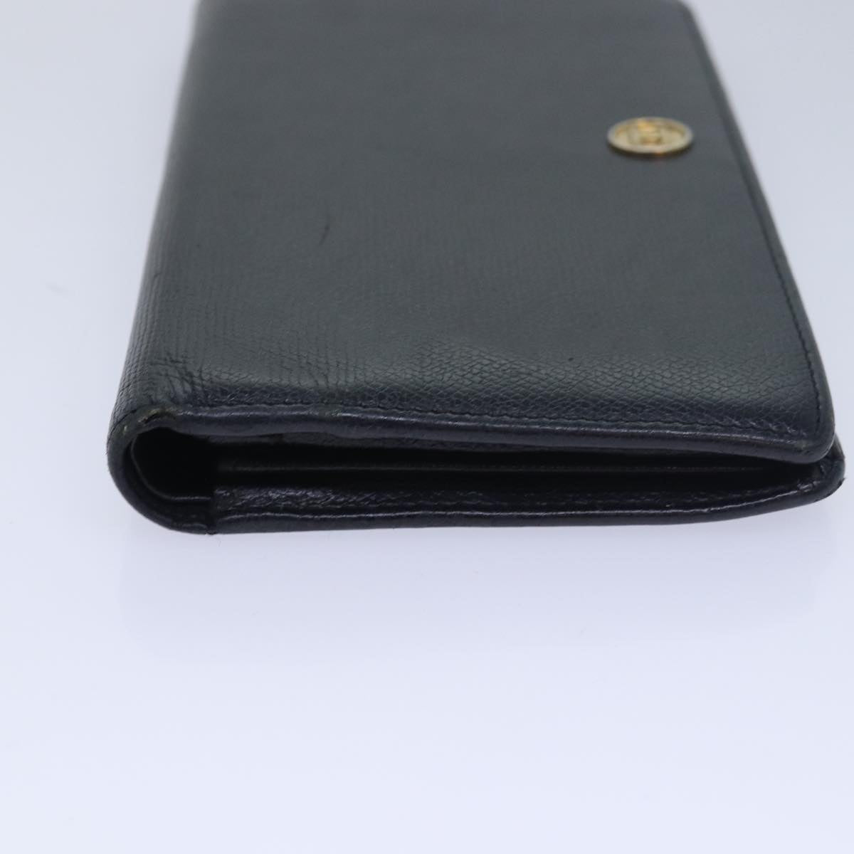 Top Quality Chanel COCO Mark Wallet Leather Black CC Auth am6579