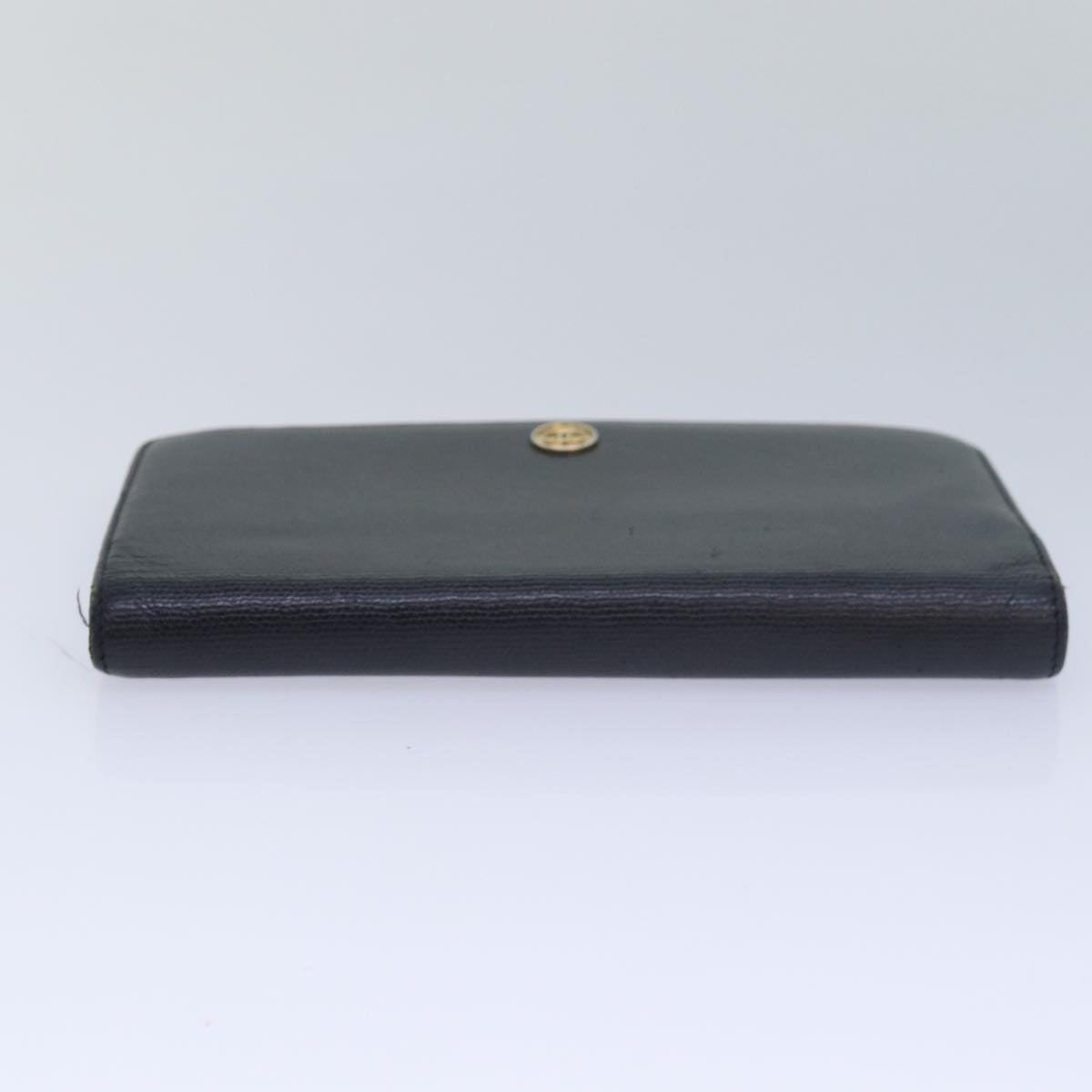 Top Quality Chanel COCO Mark Wallet Leather Black CC Auth am6579