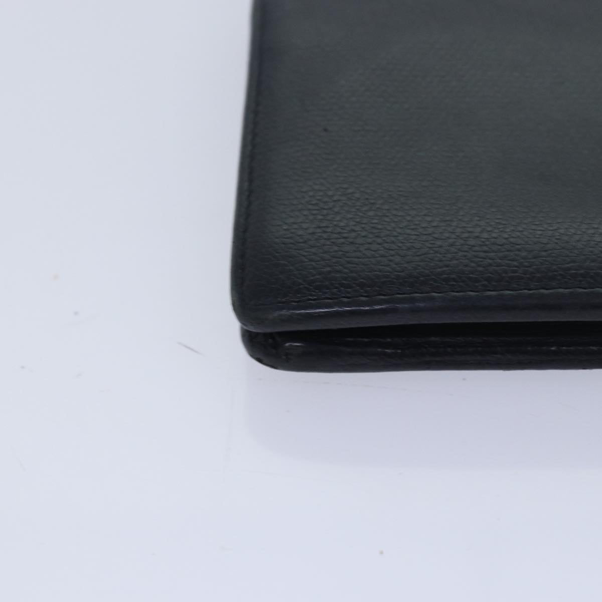 Top Quality Chanel COCO Mark Wallet Leather Black CC Auth am6579