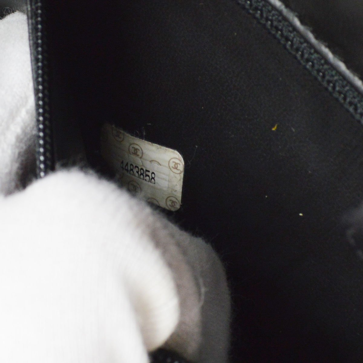 CHANEL★ 1996-1997 Lunch Box Vanity Medium Black Caviar ao28476