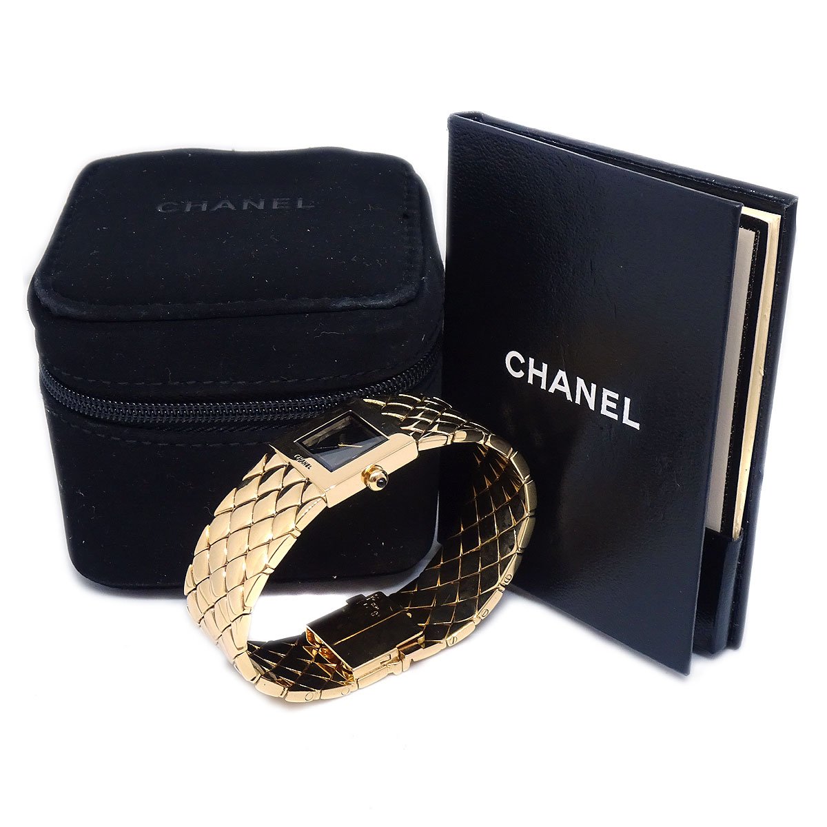 CHANEL Matelasse Watch 18KYG ao33504