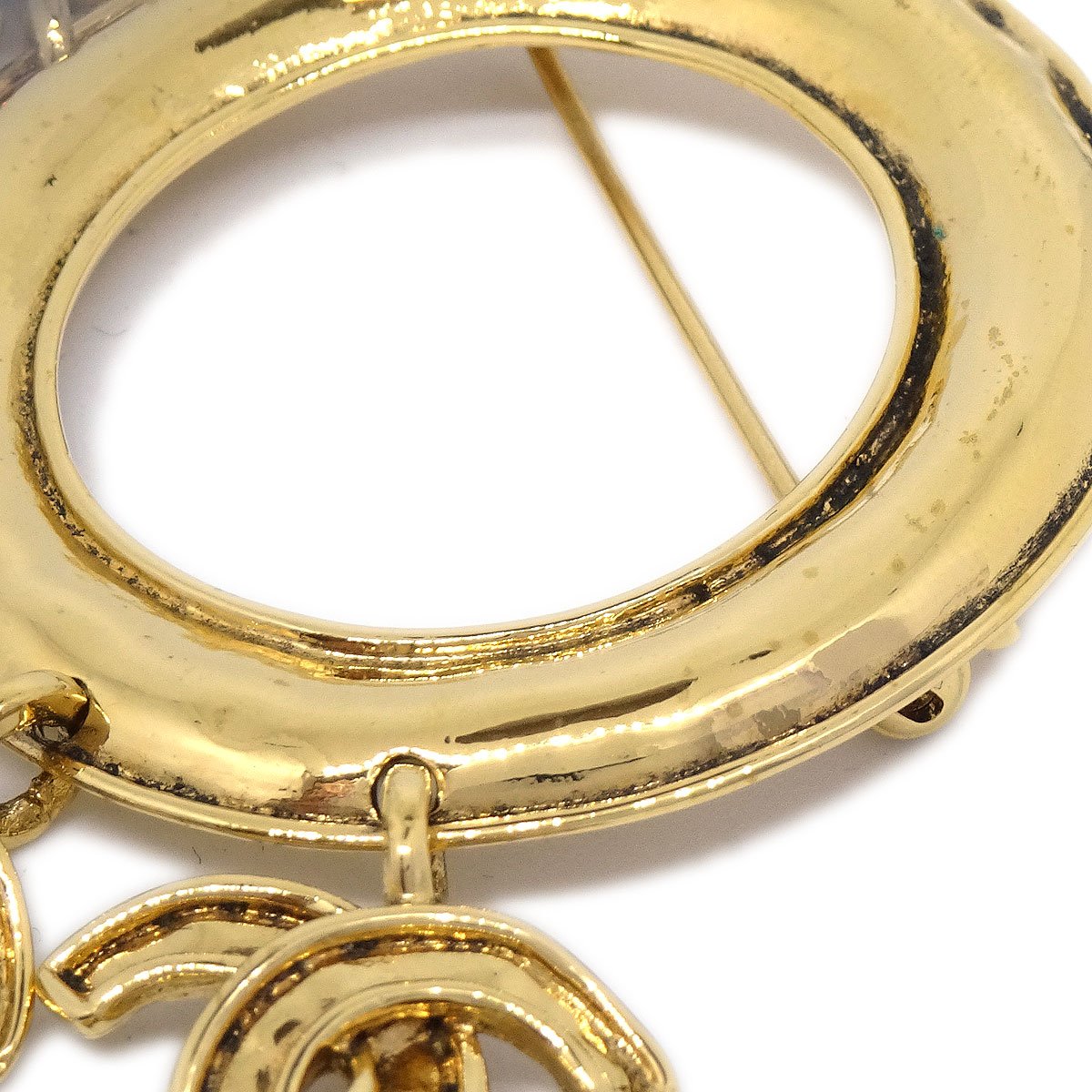 CHANEL 1994 Brooch 24k Gold Plating ao34563