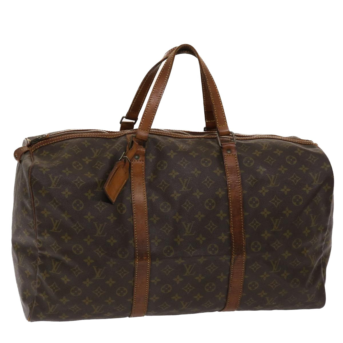 LOUIS VUITTON Monogram Sac Souple 55 Boston Bag M41622 LV  ar10006