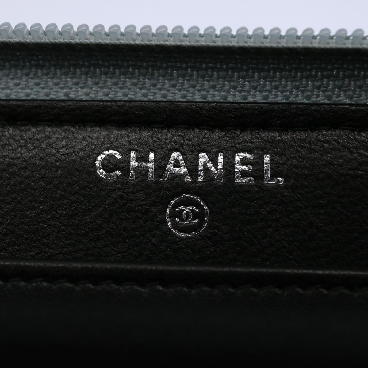 CHANEL Boy  Matelasse Wallet Nylon Black CC Auth ar10980B