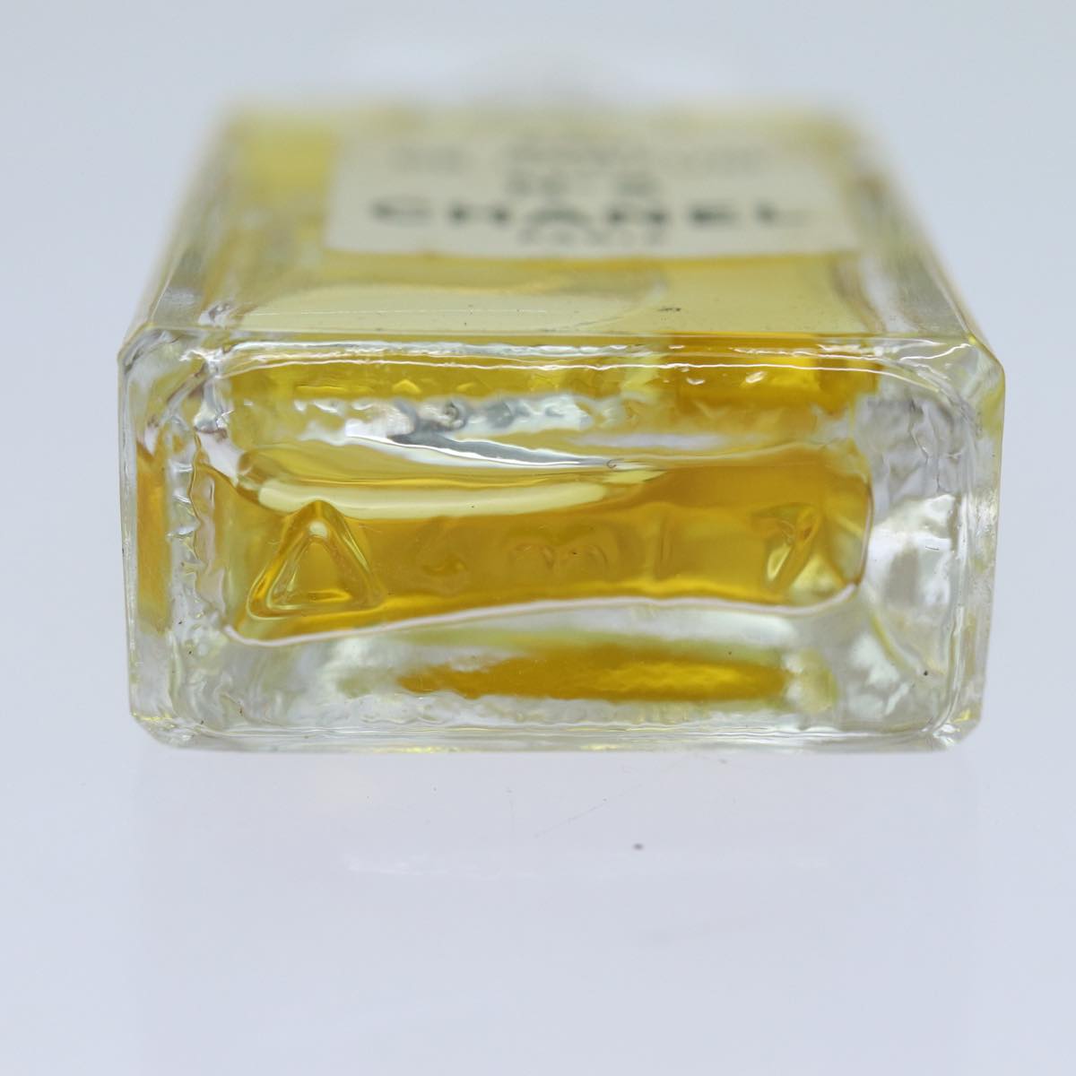 CHANEL perfume Necklace Gold CC Auth ar11598B