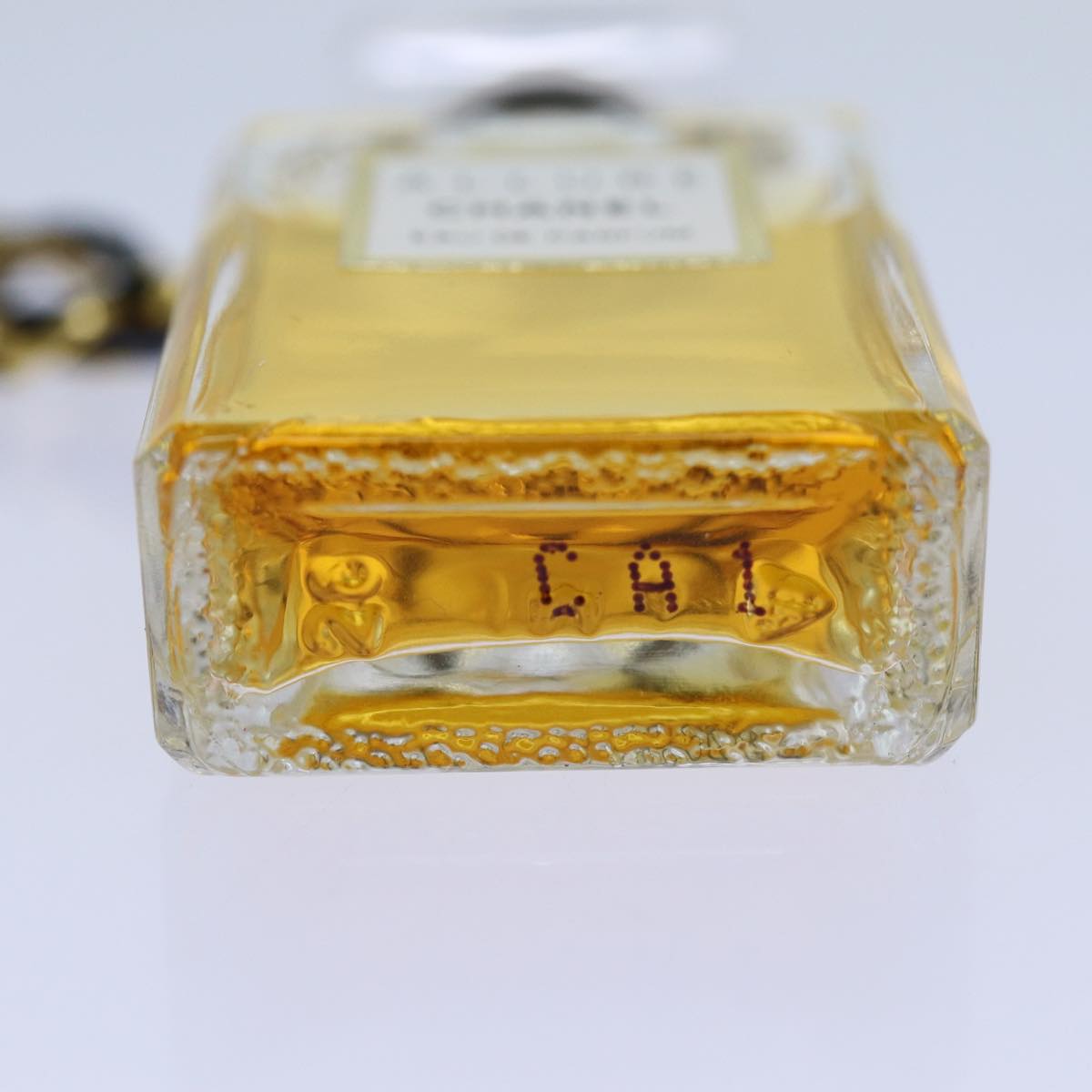 CHANEL Perfume Necklace Gold CC Auth ar11599B