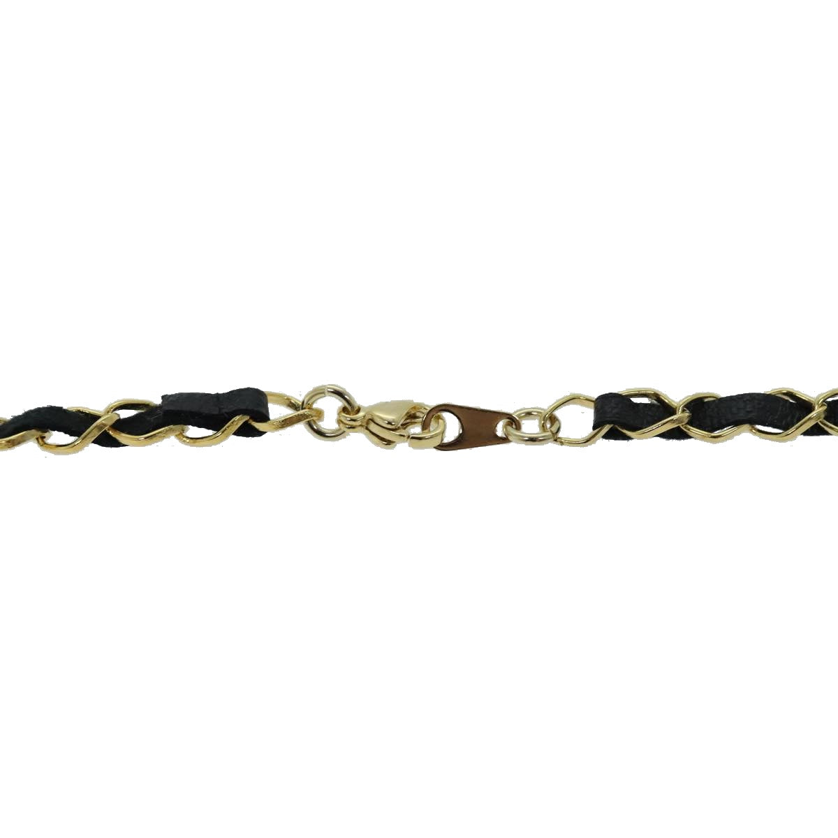 CHANEL Perfume Necklace Gold CC Auth ar11600B