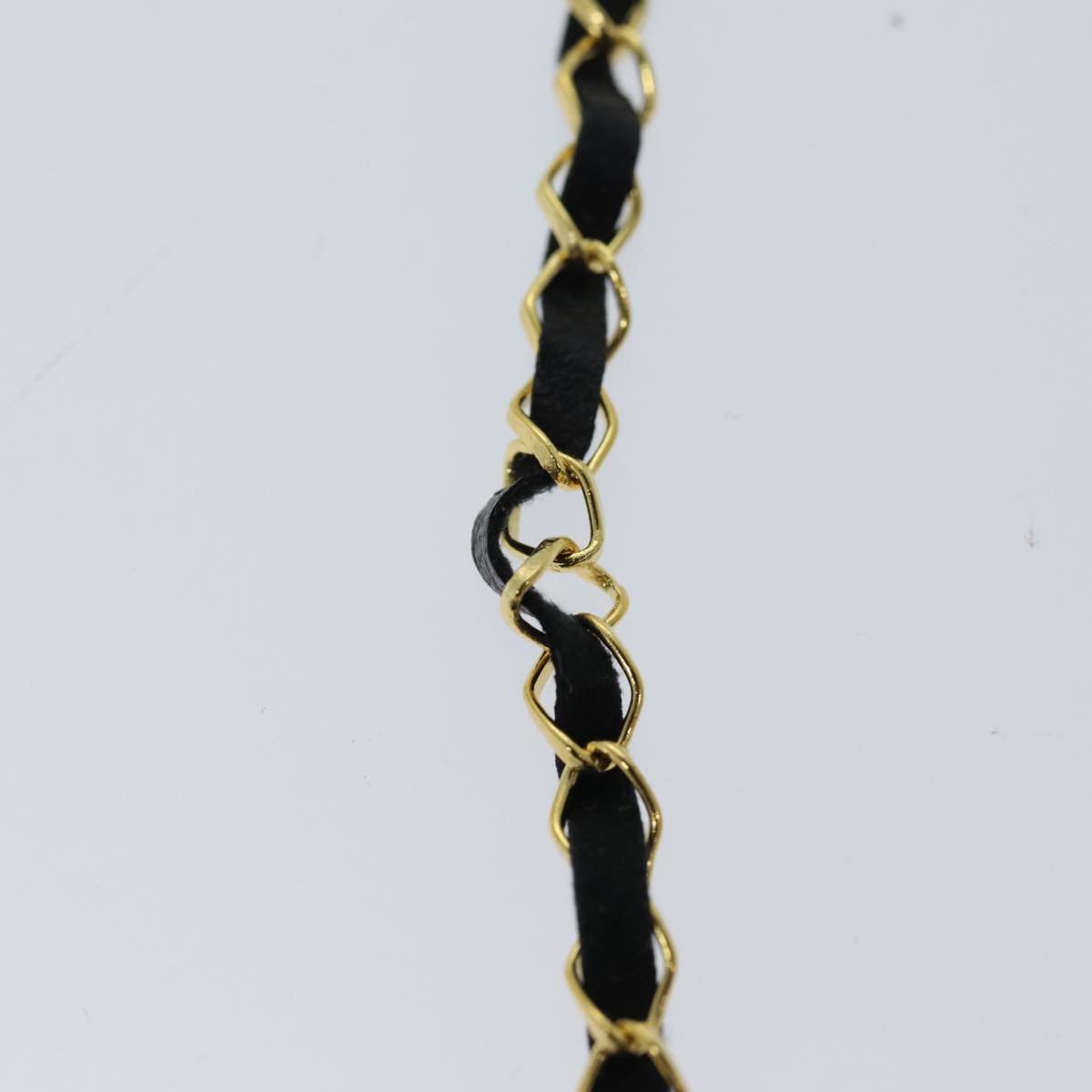 CHANEL Perfume Necklace Gold CC Auth ar11600B