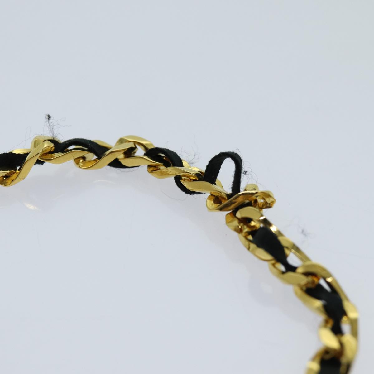 CHANEL Perfume Necklace Gold CC Auth ar11606B